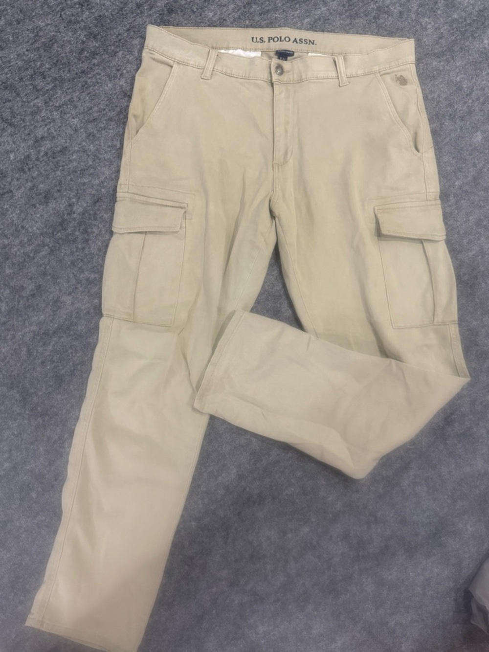 U.S. Polo Assn. Men's Tan Cargo Pants
